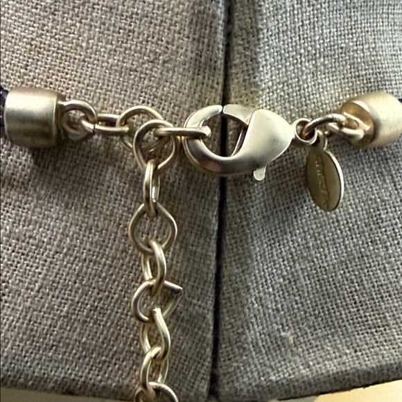 Chico's Multi-Strand Purple Beaded Necklace - Picture 4 of 6